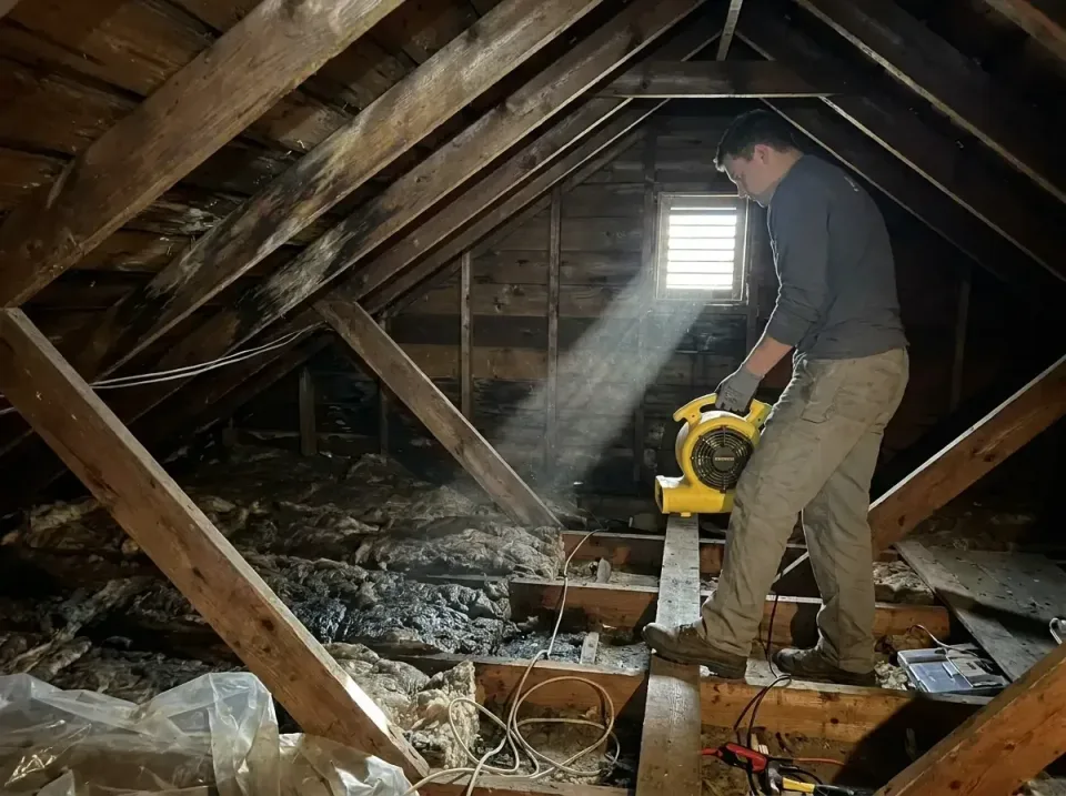 attic-water-damage-drying-proc-007 — frequently asked questions, Emergency Water Extraction & 24/7 Flood Response in Lakewoo…